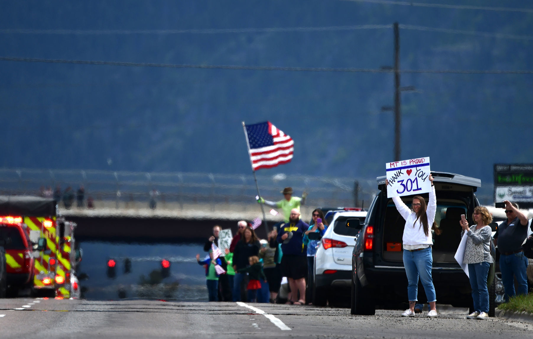 Supporters cheer